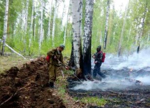 Три лесных пожара на площади 1,1 тыс. га ликвидировано в Иркутской области