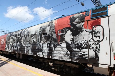 В Иркутск прибыл уникальный передвижной музей «Поезд Победы»