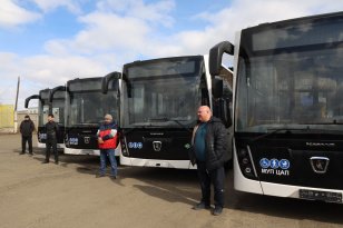 В Братск поступили 26 новых автобусов, работающих на газомоторном топливе