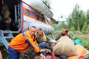 Группировка лесных пожарных усилена в Бодайбинском районе