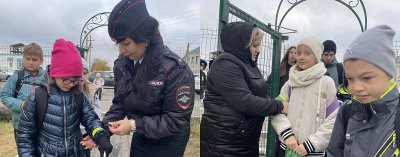 В Белгородской области автоинспекторы и общественные активисты провели мониторинг использования школьниками СВ-элементов