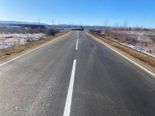 В Нижнеудинском районе отремонтировали подъезд к посёлку Шумский и участок автодороги Нижнеудинск — Порог