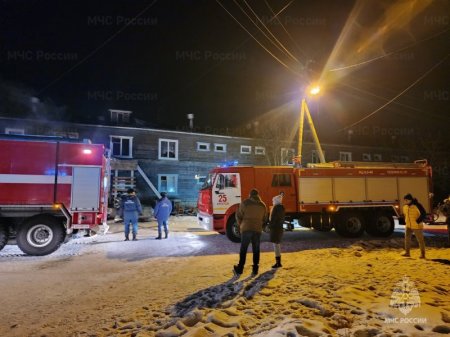Три человека были спасены на пожаре в городе Братске