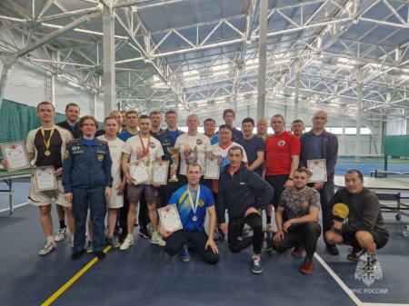 В«Служба и спортВ»: соревнования по настольному теннису среди пожарных Иркутской области прошли в Ангарске