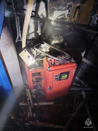Замыкание игрового автомата стало причиной пожара в торговом центре Усолья-Сибирского