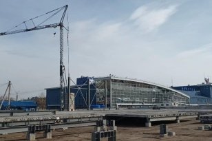 В аэропорту Иркутска строят временный терминал прилета внутренних линий
