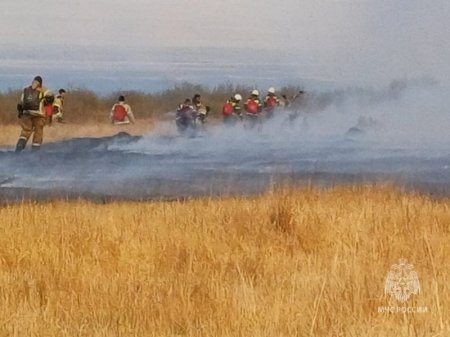 6 чабанских стоянок и 5 населённых пунктов отстояли огнеборцы на крупном ландшафтном пожаре в Забайкалье