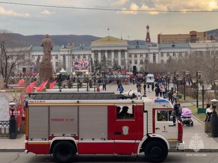 МЧС России обеспечит пожарную безопасность на параде Победы в Чите