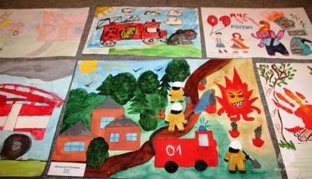В Новосибирске определили победителей конкурса рисунков В«Пожарная охрана глазами детейВ»