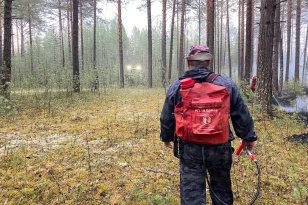 Лесные пожарные потушили самый крупный пожар, действовавший в Бодайбинском районе