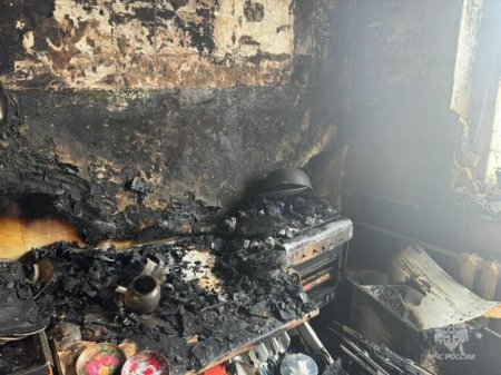 Забайкальские огнеборцы спасли от уничтожения квартиру в Чите