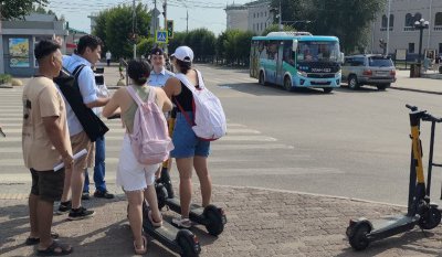 В столице Бурятии проходят межведомственные рейды по соблюдению ПДД пользователями электросамокатов